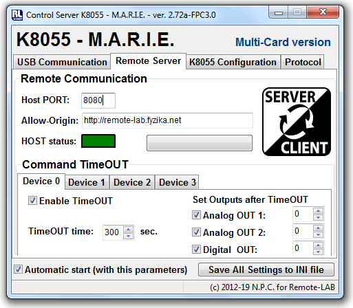 karta Remote Server